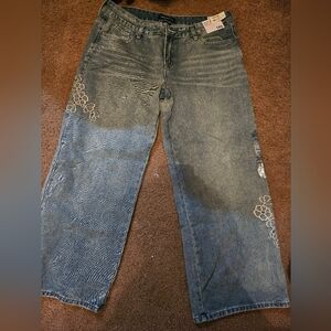 Aeropostale Blue Flare & Wide Leg Jeans